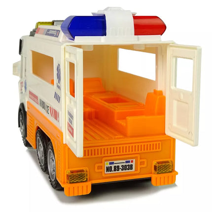 Greitosios pagalbos automobilio baterija, šviesos, garsai