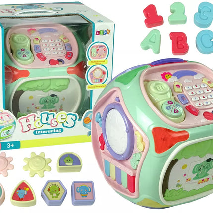 Interaktyvus telefono rūšiuoklis, mokomasi figūrų, skaičių, pianino