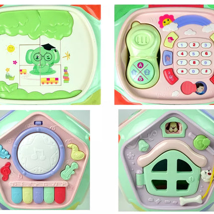 Interaktyvus telefono rūšiuoklis, mokomasi figūrų, skaičių, pianino