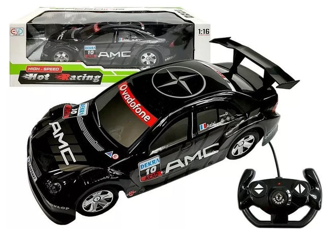 Radijo bangomis valdomas sportinis automobilis R/C 1:16 juodas