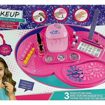 Kosmetinių krepšelių rinkinys nagų džiovintuvui, lakams