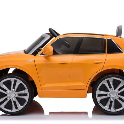 Vaikiška elektromobiliu Audi Q8 JJ2066, geltonos spalvos