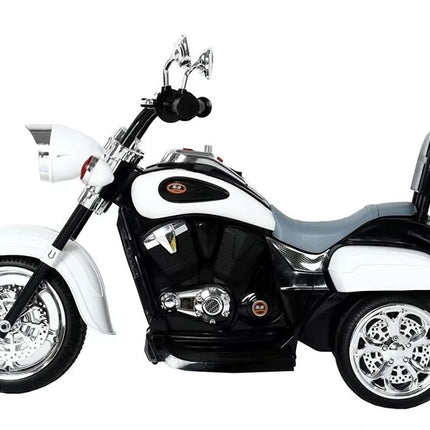 Elektrinis motociklas TR1501, baltas