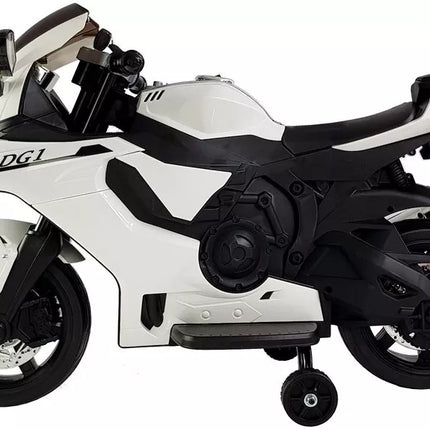 TR1603 Elektrinis motociklas vaikams, baltas