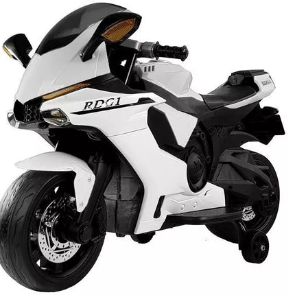 TR1603 Elektrinis motociklas vaikams, baltas