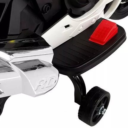 TR1603 Elektrinis motociklas vaikams, baltas