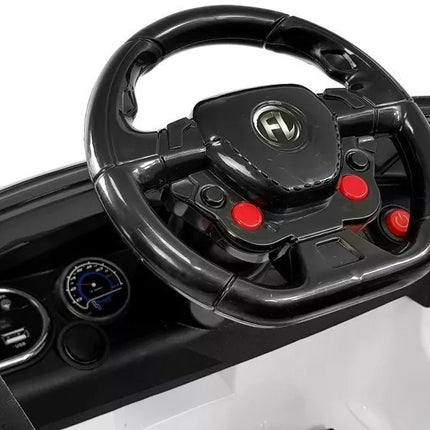 HL1638 Elektrinis vaikiškas automobilis, baltas