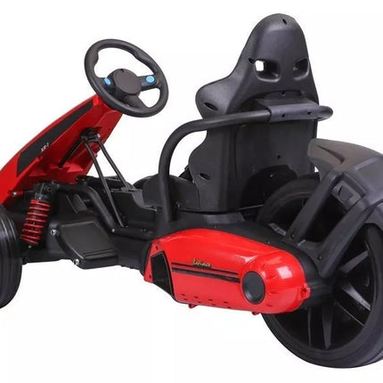 CH9939 Elektrinis paspiriamas kartingas, raudonas