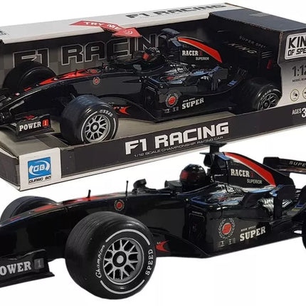 Automobilis lenktyninis bolidas su garsais ir šviesomis