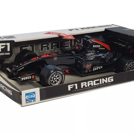 Automobilis lenktyninis bolidas su garsais ir šviesomis