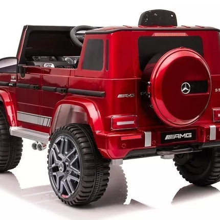 Elektromobilis Mercedes G63 BBH-0002, raudonas, dažytas