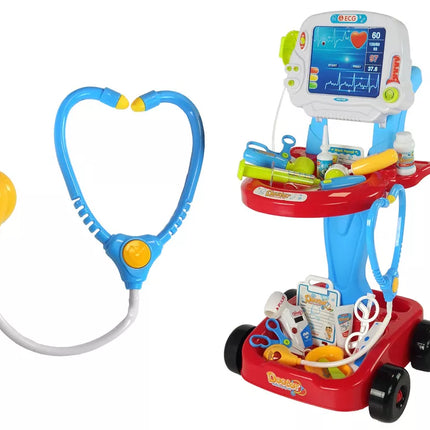 Daktaro vežimėlio rinkinys 17 dalių