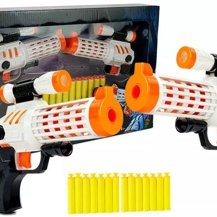 Šautuvų rinkinys + putplasčio šoviniai su siurbtukais