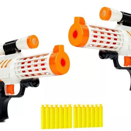 Šautuvų rinkinys + putplasčio šoviniai su siurbtukais