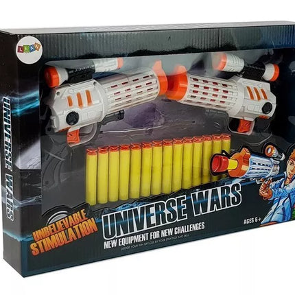 Šautuvų rinkinys + putplasčio šoviniai su siurbtukais