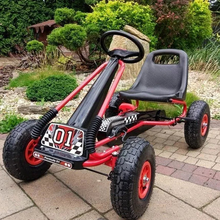 A-15 GO KART Raudonas