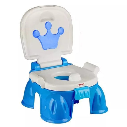 Mėlynas puodukas su karūna mažyliui