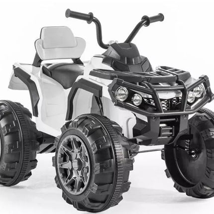 Keturių ratų motociklas Quad BMD0906 baltas - elektrinė transporto priemonė, 2,4G