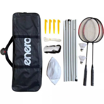 6 viename Badmintono ir Raketės rinkinys Enero 1036359