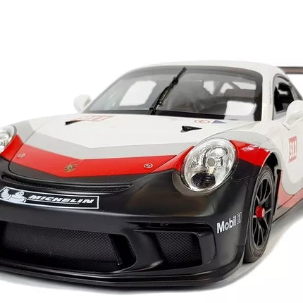 Automobilis R/C Porsche 911 GT3 CUP Rastar 1:14 Baltas