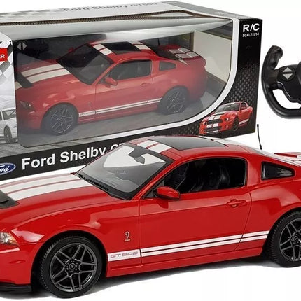 Automobilis R/C Ford Shelby Rastar 1:14 raudonas