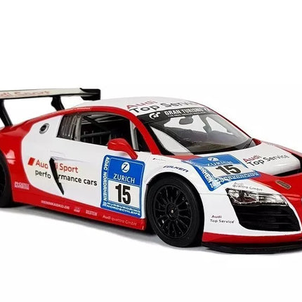 Automobilis R/C Audi R8 LMS Rastar 1:14 baltas-raudonas