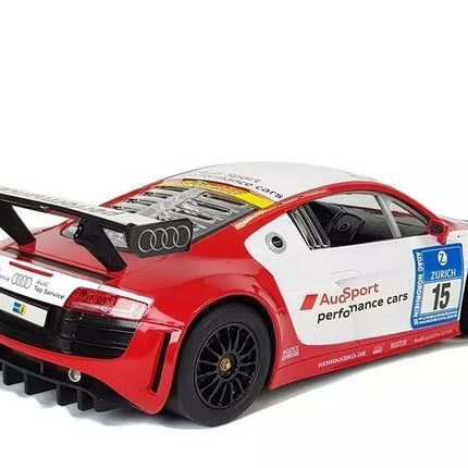 Automobilis R/C Audi R8 LMS Rastar 1:14 baltas-raudonas