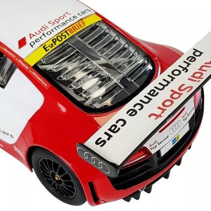 Automobilis R/C Audi R8 LMS Rastar 1:14 baltas-raudonas