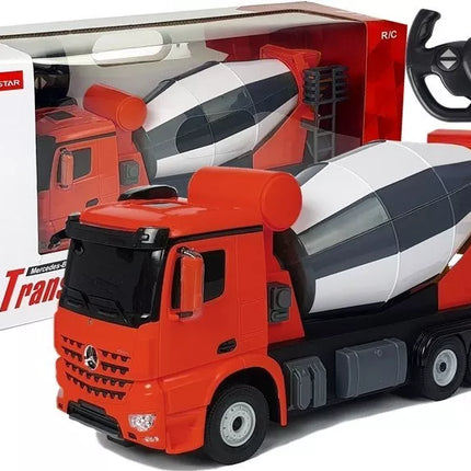 R/C automobilis Mercedes-Benz Arocs Rastar 1:14 raudonas