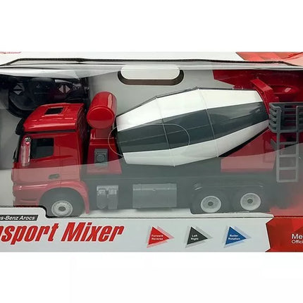 R/C automobilis Mercedes-Benz Arocs Rastar 1:14 raudonas