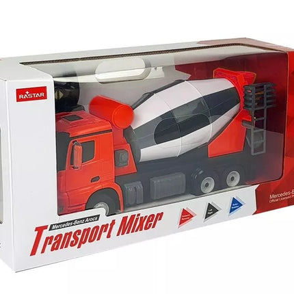 R/C automobilis Mercedes-Benz Arocs Rastar 1:14 raudonas