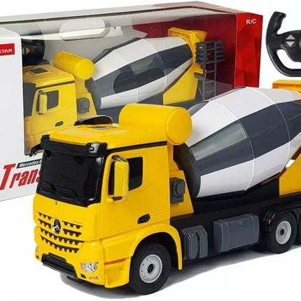 Automobilis R/C Mercedes-Benz Arocs Rastar 1:14 Geltonas