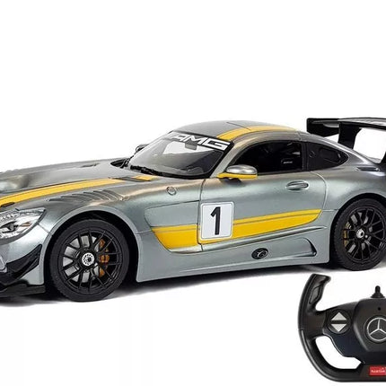 R/C automobilis Mercedes AMG GT3 Rastar 1:14 pilkas
