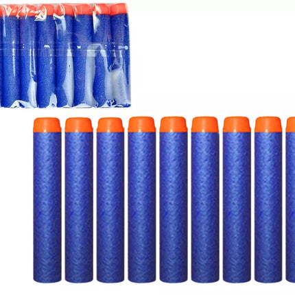 Minkštos putos šoviniai šautuvams, 10 vnt., mėlyni