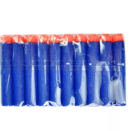 Minkštos putos šoviniai šautuvams, 10 vnt., mėlyni