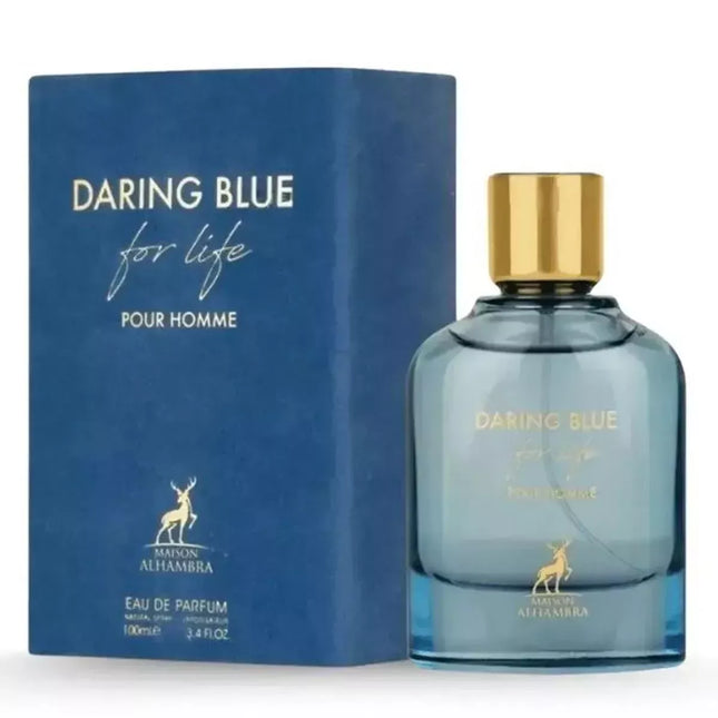 Maison Alhambra Daring Blue For Life Eau De Parfum Vyrams 100ml Purškiklis