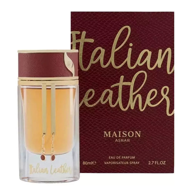 Maison Asrar Italian Leather Eau De Parfum 80ml purškalas