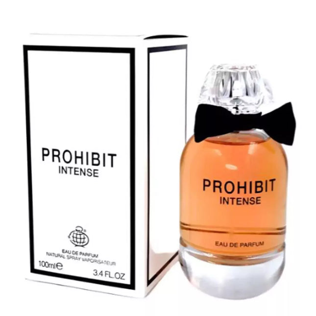 Fragrance World Prohibit Intense Eau De Parfum 100ml Purškiklis