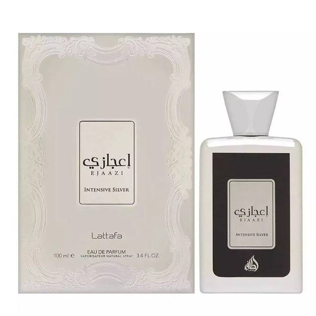 Lattafa Ejaazi Intensive Silver Eau De Parfum 100ml Purškalas