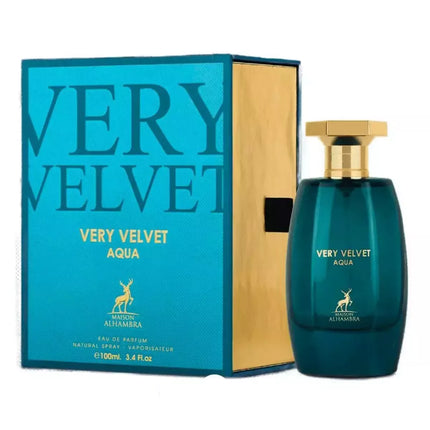 MAISON ALHAMBRA Very Velvet Aqua Velvet Eau De Parfum Purškiklis 100ml
