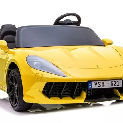 YSA021A Elektrinis Važiuojamas Automobilis Geltonos Spalvos