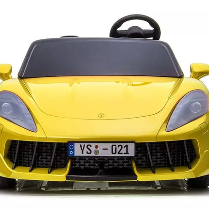YSA021A Elektrinis Važiuojamas Automobilis Geltonos Spalvos