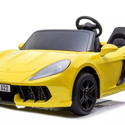 YSA021A Elektrinis Važiuojamas Automobilis Geltonos Spalvos