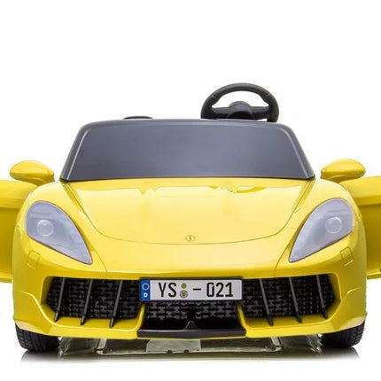 YSA021A Elektrinis Važiuojamas Automobilis Geltonos Spalvos