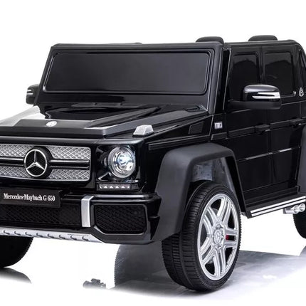 Mercedes A100 elektrinis vaikiškas automobilis, juodos spalvos