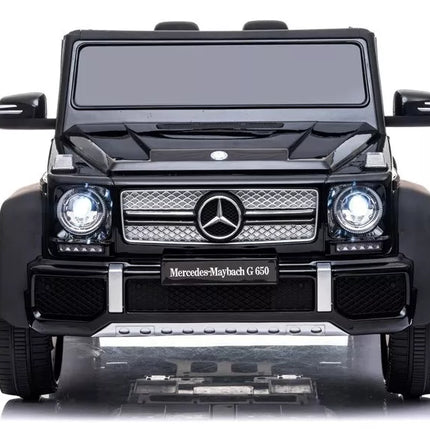 Mercedes A100 elektrinis vaikiškas automobilis, juodos spalvos