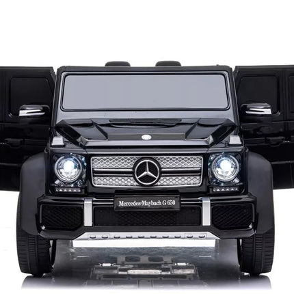 Mercedes A100 elektrinis vaikiškas automobilis, juodos spalvos