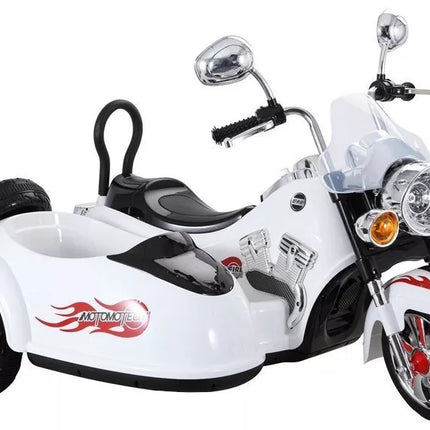 Elektrinis motociklas SX138, baltas