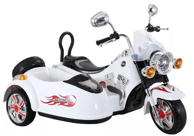 Elektrinis motociklas SX138, baltas