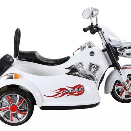 Elektrinis motociklas SX138, baltas